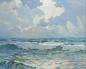 "The Coast of the Pacific" Oil Painting by Alfred Crocker Leighton