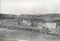 Very early Drumheller, Whitehouse Hotel, train station, boxcars on track, Vickers Bros.