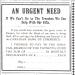An article requesting citizens to donate money to the war effort.