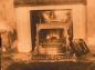 The dining room fireplace of the Stirling home.