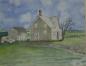 Watercolour painting by Bob Standen, Belyea House, 2003  