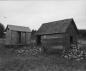 Wood Shed and Privy, Coote Hill School, 1952
