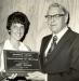 Judy Wilson receiving the 'William Steen (Billy) Greenough Award'