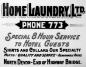 Advertisement for the Home Laundry