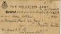 Receipt issued by the Salvation Army for Hebrew Immigrant Aid work, June 9, 1908