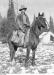 Ernie Peterson on Horseback