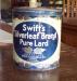Swift's 'Silverleaf' Brand Pure Lard Can 
