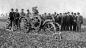 Demonstration on Clark Young farm of the first light tractor used in Markham
