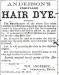 Advertisement for Hair Dye Distributors
