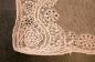 Margaret Weir's heavy tambour lace; Curtain section