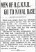 Newspaper Article "Men of the RCNVR to Naval Base!"