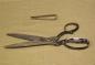 A pair of scissors and tweezers used by Kohei Saito at his tailor shop on Powell Street