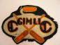 Badge from the Gimli Curling Club circa 1950.