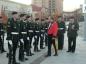 LCol. D. Cyr inspects the honour guard prior to the Governor General's visit.