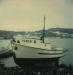 Launching the Cape Ray II at Henry Vokey's shipyard in Trinity, Newfoundland.