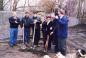 At the ground breaking ceremony for Brent's Grist Mill and Homestead Heritage Park