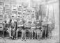 Sydenham Glass Company employees posing for a group photo