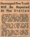 Fire truck accident, newspaper clipping from January 4, 1943.