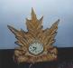 Maple Leaf clock made by Abe Patterson
