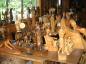 Collection of carvings done by Dub Jube