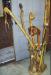 Assortment of walking sticks carved by Les Spurrell
