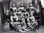 Arcola High School hockey team.  Winter of 1921-22.