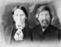 Donald and Peggy Whitford, possibly at the occasion of their wedding in 1870.