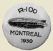 Souvenir button featuring the R-100