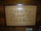Chip-Carved Sign worked by Fred Anderson, Red Deer, AB
