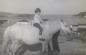 Ruby Chaulk riding a horse