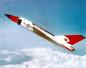 Left side view of a CF-105 Jet Fighter Aircraft "Avro Arrow" in flight