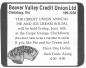 Beaver Valley Credit Union Annual Pie and Ice Cream Social advertisment