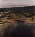 Aerial view of Deer Lake Power Plant, 1980's.