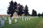 This is a picture of the military section of the Innisfail cemetary.