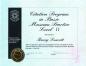 Tracey Leavitt's Alberta Museums Association Citation Certificate for Level II