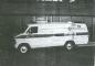 Faster service comes to patients.  The ambulance of the Emergency Medical Services Society.