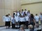 Children's Gaelic choir at the opening of Sgoil Mhic Fhraing a' Chaolais