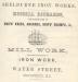 Advertisement ca 1871 for Russell Richards, Ironworker