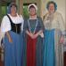 Three ladies in Loyalist costumes created by themselves.