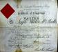 Capt. J.W. McMullen's Master's Certificate