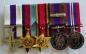 Medals awarded to Squadron Leader R.G. Johnson MC (Military Cross). 