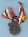 Reverse of Andrew "Beef" Malcolm's 1920 Saint John Intermediate Basketball City Championship Medal