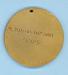 Reverse of Andrew "Beef" Malcolm's 1925 AAUC Putting 16 Lb Shot Championship Medal