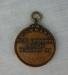 Reverse of Wallace Watling's 1918 A. C. A. A. Rugby Tournament Runner Up Medal