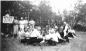 Sitting on Ground for Family Picnic 1937