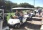 Golf Cars in Front of Club House