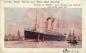 Postcard depicting one of the Empress ships off Liverpool 