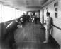 First class passengers playing on the lower promenade deck