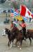 Grand Entry at the Opening of the Chopaka Jackpot Rodeo