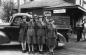 Members of the WWII Women's Army Corp, WAC's, boarding the Kettle Valley Railway